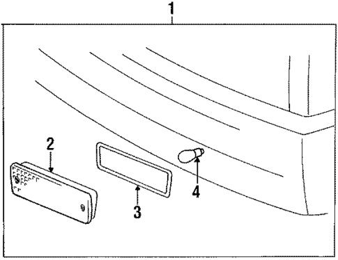 Signal Lamps for 1985 Toyota Van #0