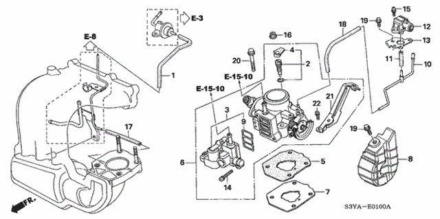 Throttle Body for 2005 Honda Insight #0