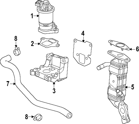 EGR System for 2025 Honda Civic #1