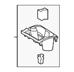 5880412200C1 - Body: Storage Box for Scion: iM | Toyota: Corolla iM Image