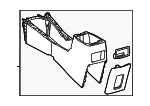 5891012A60C0 - Body: Console Base for Scion: iM | Toyota: Corolla iM Image