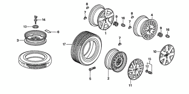 Wheel (KA) for 2005 Honda Civic #0