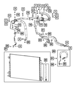 6101968 - Air Conditioners and Heaters: Hex Nut And Washer for Mopar Image image