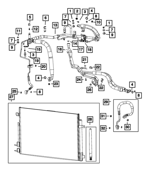 Air Conditioner and Heater Plumbing for 2026 Chrysler Pacifica #0