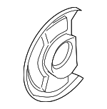 44020WL001 - Brakes: Backing Plate for Nissan Image