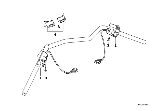 61312306178 - : Combination Switch Right for BMW-Motorrad Image