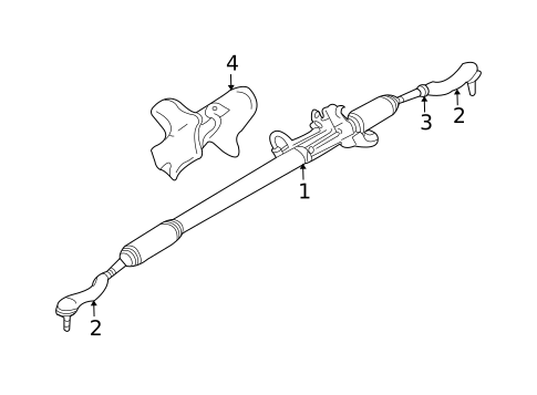 Steering Gear & Linkage for 2010 Dodge Avenger #0