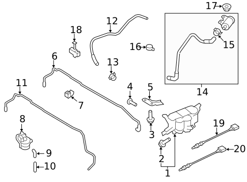 Emission Components for 2013 Audi Q5 #1