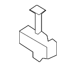 8K0201449Q - Emission System: Holder for Audi: A5, A5 Quattro, Q5, RS5, S5 Image