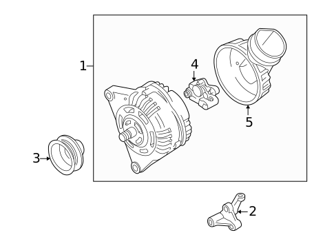 Alternator/Generator & Related Components for 2001 Volkswagen Passat #0
