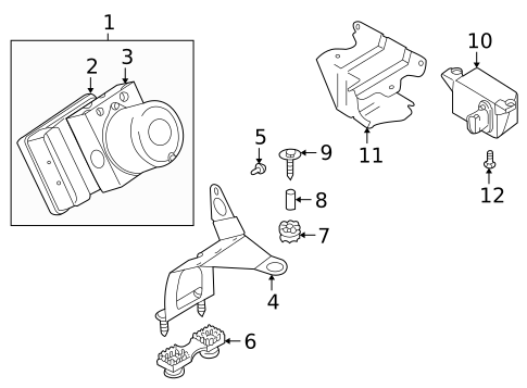ABS Components for 2003 BMW 325i #0