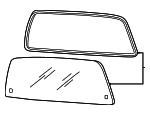 7A2Z3542006B - Body: Back Glass for Ford: Explorer Sport Trac Image