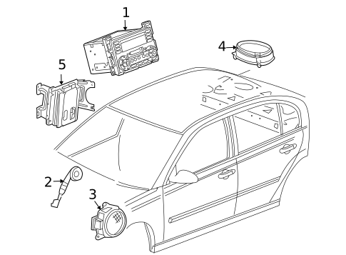Sound System for 2006 Pontiac G6 #0