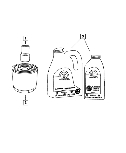 Engine Oiling, Oil Pan and Indicator (Dipstick) for 2013 Dodge Charger #0