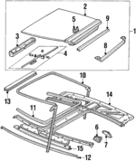 E1ZZ66502B98B - : Glass Assembly for Ford Image