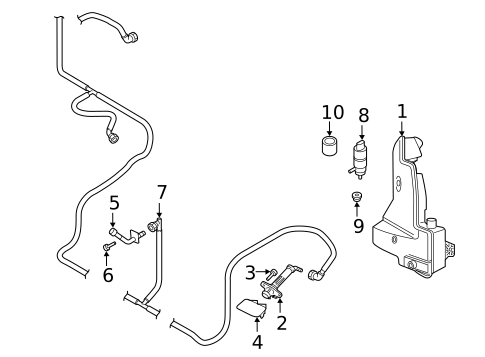 Washer Components for 2022 Audi e-tron S #0