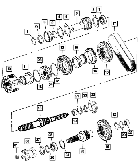 Gear Train for 2009 Dodge Ram 3500 #0