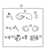 68046310AA - Mopar Accessories - Component Parts: Tie Strap for Mopar Image