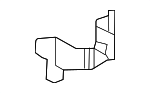 5Q0823402B - Body: Apron Assembly Mount for Audi Image