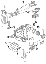 YK156 - HVAC: Evaporator Assembly for Mercury: Villager Image