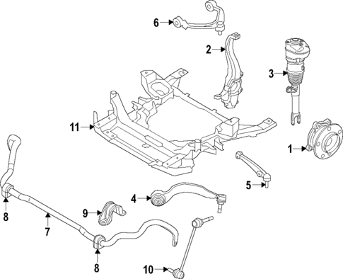 Upper Control Arm for 2021 BMW 740i #0