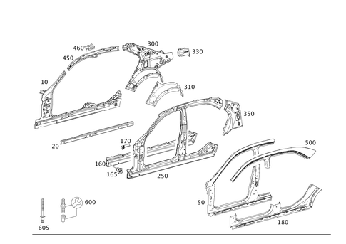 Side Walls for 2013 Mercedes-Benz E400 #0