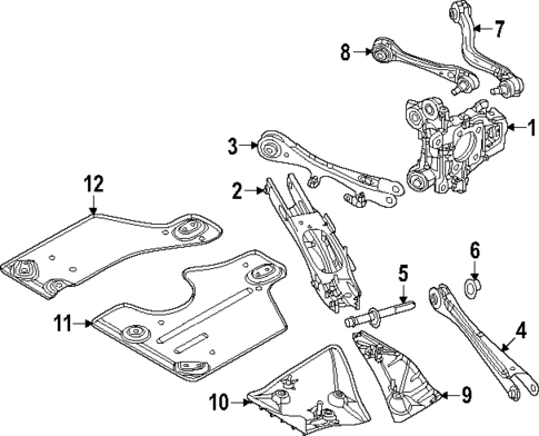 Rear Suspension for 2024 Mazda CX-90 #1