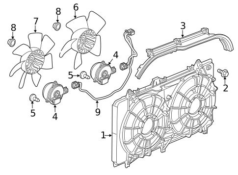 Radiator & Components for 2014 Chevrolet Camaro #2