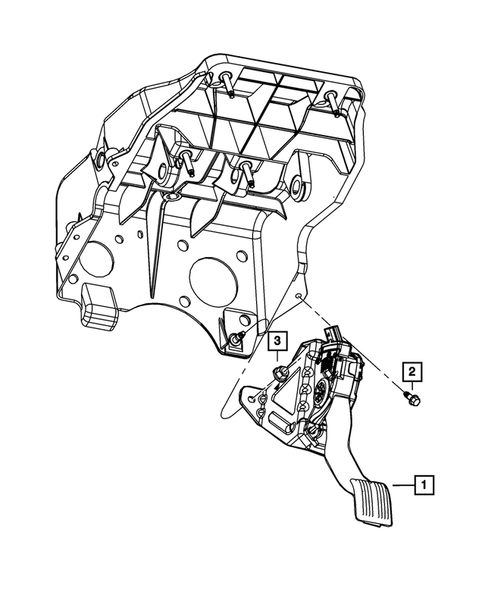 Accelerator Pedal for 2008 Dodge Ram 3500 #3
