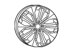 6BG74MA7AA - : Aluminum Wheel for Jeep: Cherokee Image
