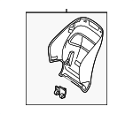 22391019098W15 - Body: Seat Back Panel for Mercedes-Benz Image