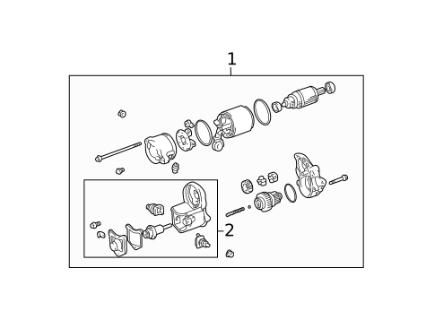 Starter for 2003 Lexus GS430 #1