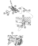 68497916AC - : Parking Brake Cable, Left for Mopar Image