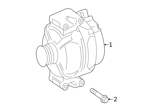 Alternator for 2016 Mercedes-Benz C450 AMG #1