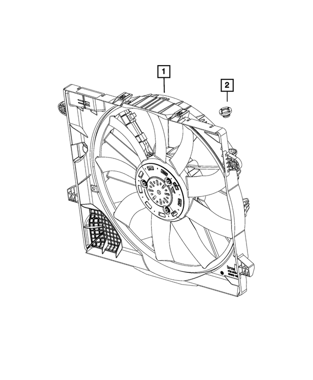 « 68340962AC – Cooling : Refroidissement Du Radiateur Module De Ventilateur pour Mopar Image »