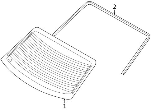 Glass & Hardware - Back for 2008 Kia Optima #0