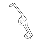 17227589762 - Belts &amp; Cooling: Transmission Oil Cooler Line Bracket for BMW Image