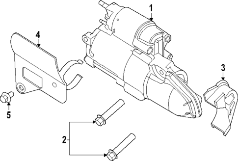 Starter for 2021 Lincoln Aviator #0