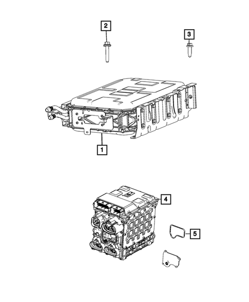 Battery, Battery Tray and Cables for 2022 Jeep Grand Cherokee L #4