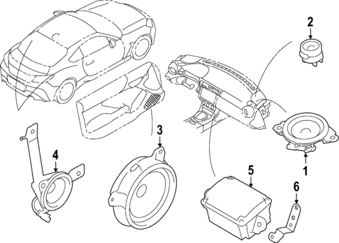 Sound System for 2025 Toyota GR86 #0
