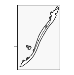 LR104918 - Body: Rear Molding for Land-Rover Image