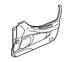 83583S87A11ZB - : 1998-2002 Honda Accord - Lining L Front Door *NH284L* (Light Quartz Gray) for Honda: Accord Image