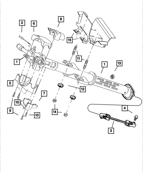 Steering Column for 2002 Dodge Viper #0