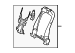 710140E090 - Body: Seat Back Frame for Toyota Image