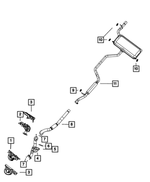 4892148AE - Exhaust: Exhaust And Catalytic Converter Manifold, Right Rear for Mopar Image