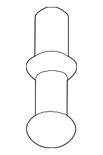 8K0501329 - Body: Lining Rivet for Audi: A5, A5 Quattro, A6, A6 Quattro, A7 Quattro, Q5, Q7, RS5, RS7, S5, S6, S7, SQ5, SQ7 Image