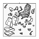 7110002J21B1 - Body: Seat Assembly for Toyota: Corolla Image