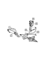 55366794AG - : Power Steering Pressure Hose for Mopar Image