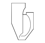 19519RGLA00 - Cooling System: Lower Hose Support for Acura Image