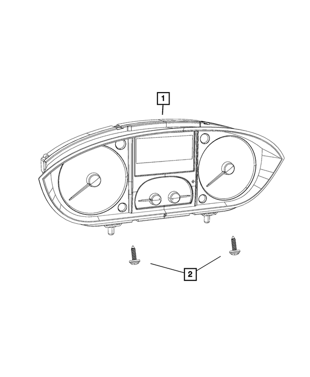 68340906AC - Electrical: Instrument Panel Cluster for Mopar Image image